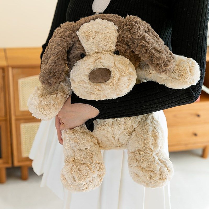 长耳朵小狗公仔玩偶安抚宝宝床上抱枕超软儿童毛绒玩具棕色狗娃娃,玩具/童车/益智/积木/模型,毛绒/玩偶/公仔/布艺类玩具,淘宝优惠券,粉丝福利购,淘宝优惠卷