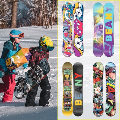 捷克BEANY单板滑雪板儿童单板雪板 全能平花全地域滑雪板单板少年