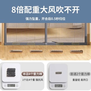 新款 夏季 金刚网防蚊门帘家用防蝇磁吸全磁条加厚魔术贴磁吸强