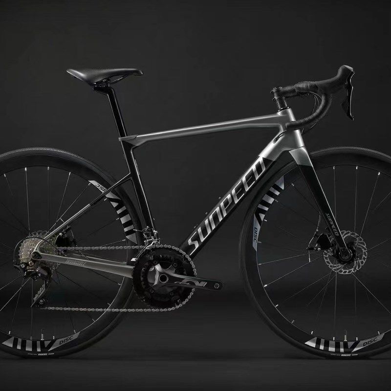 SUNPEED碳纤维碟刹公路车22速05变速套件培林轮组弯把成人学生车