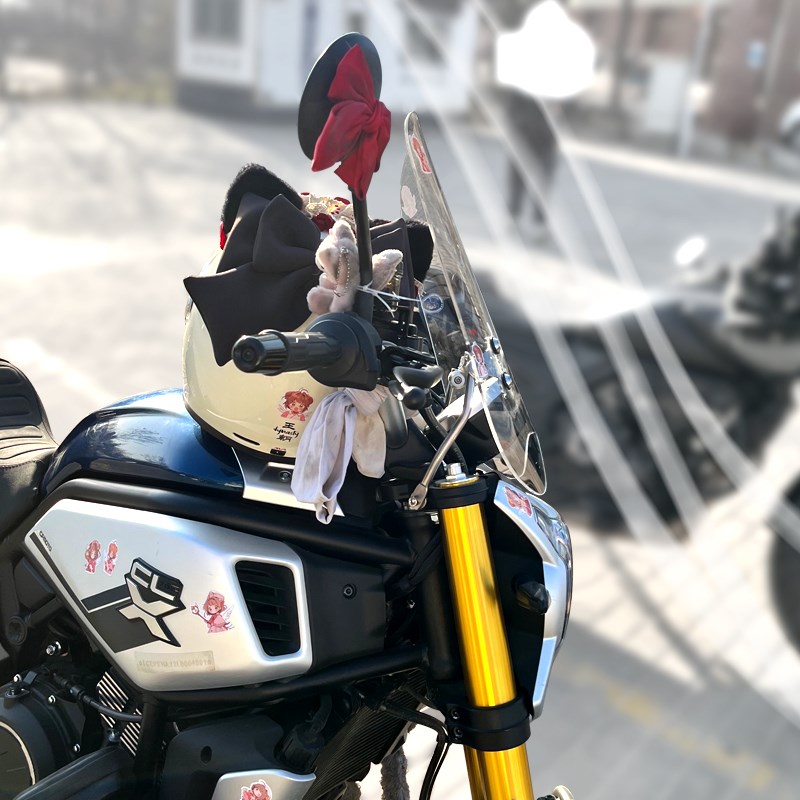适用于春风450CL 700CLX前挡风玻璃改装太子风挡赛科龙RA401配件