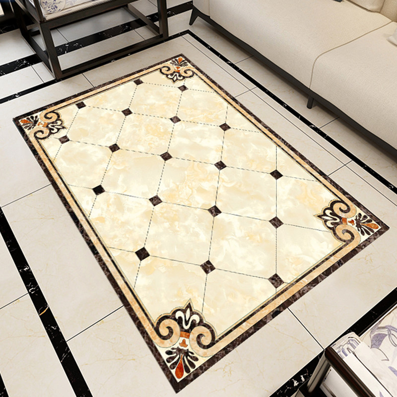 pvc地板革自粘地板贴 纸画仿大理石过道阳台地面装饰自粘防水耐磨,家装主材,地板革,淘宝优惠券,粉丝福利购,淘宝优惠卷