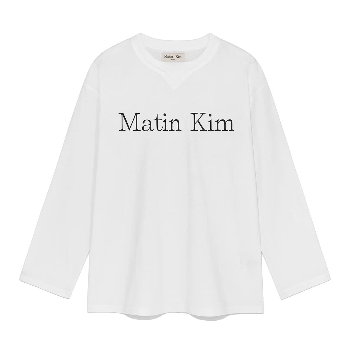 2025秋冬新款圆领宽松保暖百搭休闲长袖上衣打底衫外穿T恤