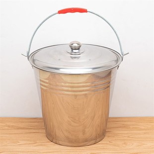 铁桶圆桶烧火收纳带盖密封商用大铁桶不锈钢小铁桶家用工业加厚