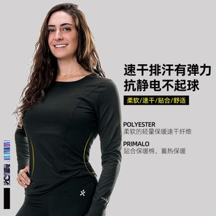 加拿大bula女士青少年滑雪速干衣裤 家居服 快速排汗保暖内衣裤 套装