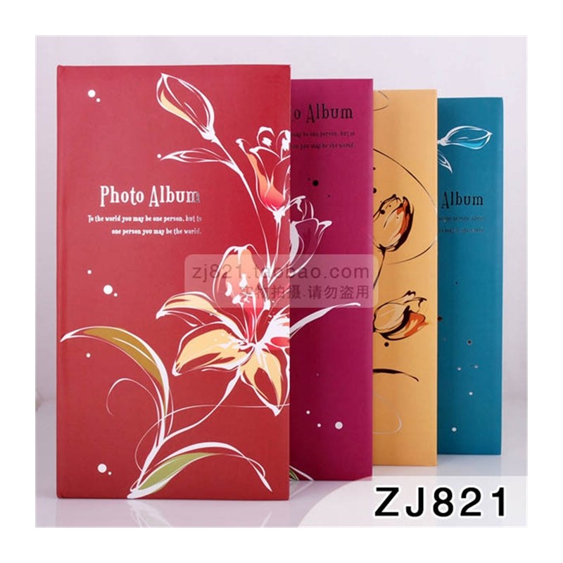 相册本6寸300张居家宝宝成长册插页式4R影集家庭大容量相簿3R塑封