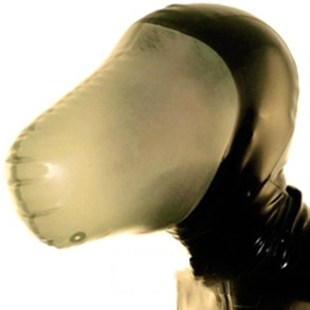 包邮 乳胶头套 窒息 乳胶衣头套面具 全包乳胶头套透明面罩