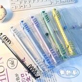 透明软皮活页本外壳单卖b5大容量送打孔器可拆卸扣环活页夹金属夹