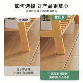 花架阳台置物架护栏室外花盆多肉花架子边几落地式 多层楠竹展示台