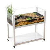 乌龟饲养缸生态造景绿植大型水陆缸家用免换水养龟专用超大玻璃缸