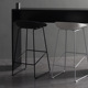 北欧铁艺吧椅创意高脚吧凳奶茶店前台高脚凳酒吧椅简约时尚 吧台凳