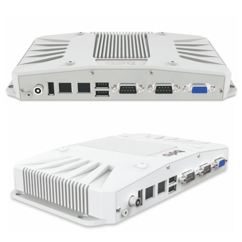 12寸无风扇工业平板电脑 P12R-E5 J1900板载4G 电阻屏双网口2串口