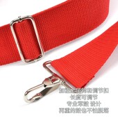 山野5CM专业大军鼓背带 红色加宽加长成人金属钩小军鼓带乐器配件
