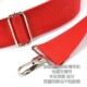 山野5CM专业大军鼓背带 红色加宽加长成人金属钩小军鼓带乐器配件