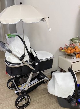 newber纽贝耳婴儿推车可坐躺轻便一键收车简易折叠宝宝手推车提篮