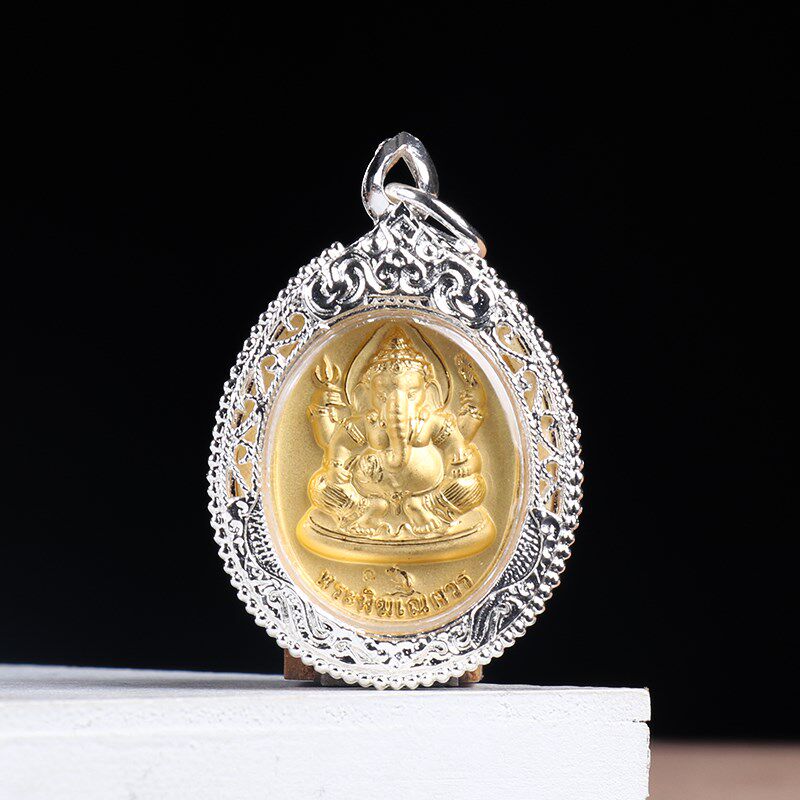 泰国佛牌 龙婆洪 象神 象牌 四面佛 2547年 项链吊坠