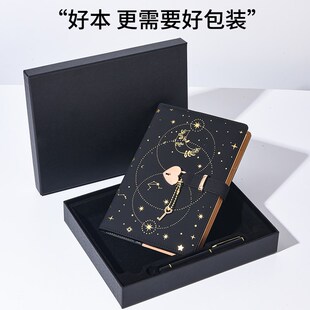 新款钥匙带锁手帐本创意小巧记事本随身爱心锁日记本简约笔记本子