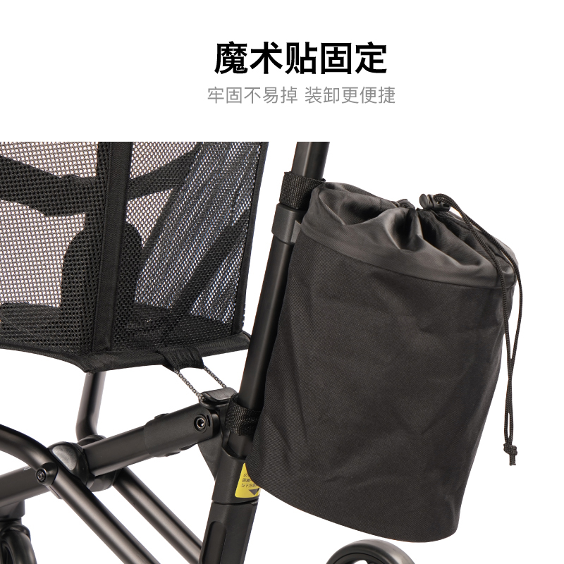 小虎子推车溜娃神器配件T18收纳袋背包婴儿车挂钩背带置物篮袋储