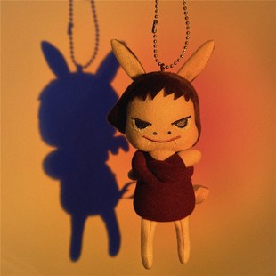 日单Nara奈良美智恶魔天使翅膀娃娃公仔可爱毛绒玩具摆件钥匙挂件