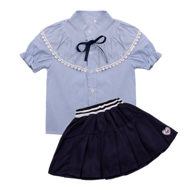 新款幼儿园服小学生校服六一演出服合唱诗朗诵表演服儿童套装夏季