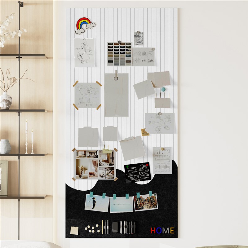 【惊春】羊毛毡墙贴照片墙背景板留言软木展示板客厅玄关墙面装饰