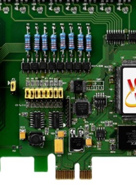 PEX-P16R16i/P8POR8i泓格16路隔离数字量继电器输入出数据采集卡