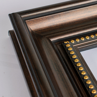 欧式油画框装裱数字油画外框线条免组装空框带内衬3040可定制尺寸