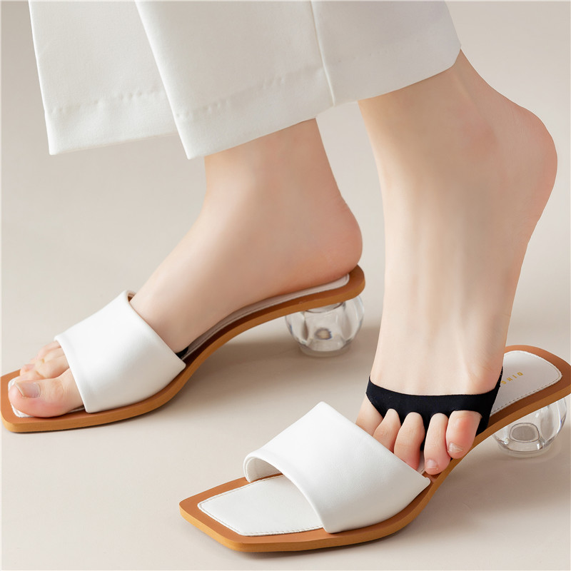 半掌五指袜女高跟鞋前脚掌垫半码垫隐形袜防痛防滑防磨脚神器鞋垫