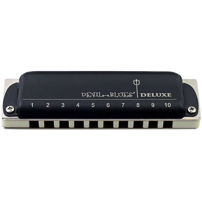 入门Devil Blues 10十孔口琴成人初学 蓝调布鲁斯口琴DB 演奏乐器