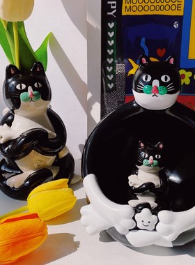 有蒂棵棵小富贵收纳摆件饰品盘创意礼物钥匙收纳礼盒礼品