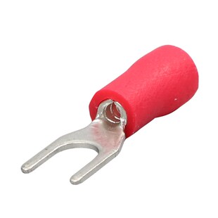 4S叉形U形Y形叉型预绝缘连接器接线铜鼻子黄铜 麦卡森端头SV1.25