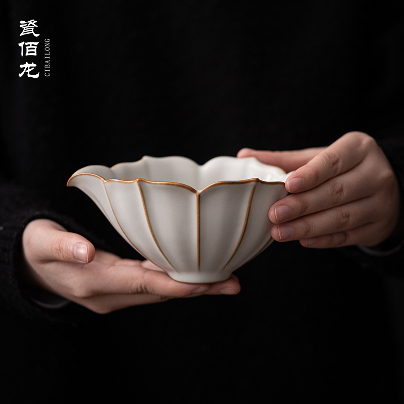 柏韵邱卫国汝窑公道杯加厚茶海分茶器公杯倒茶器功夫茶具家用耐热