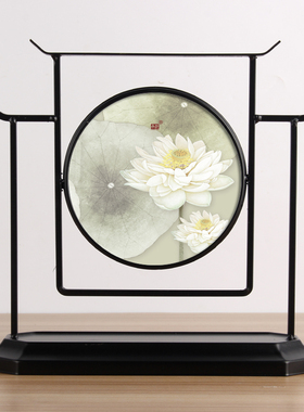 承沁新中式工艺品家具家居电视柜玄关客厅装饰品摆件卧室禅意摆设