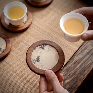 墨竹丨日式重竹茶杯垫茶道隔热垫创意功夫茶具茶道配件茶防烫杯托