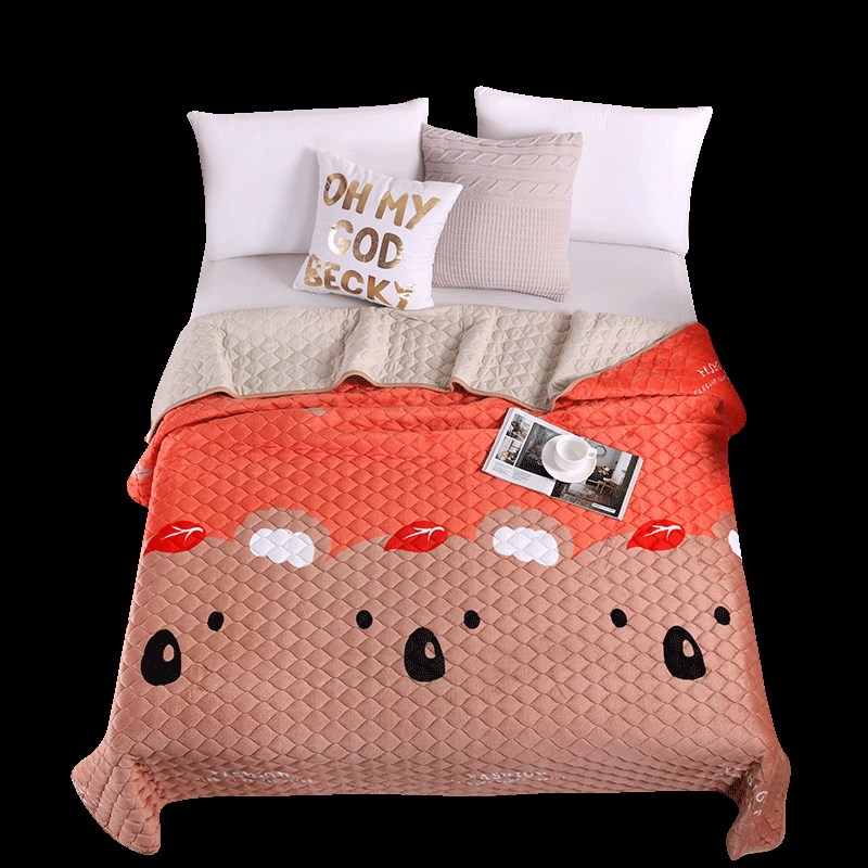 毛毯防滑加厚冬季珊瑚绒毯子保暖床单单件铺床宿舍学生法兰绒绒毯