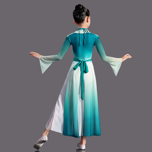 儿童古典舞演出服女飘逸中国风少儿豆蔻梢头俏红狐古风舞蹈服汉唐