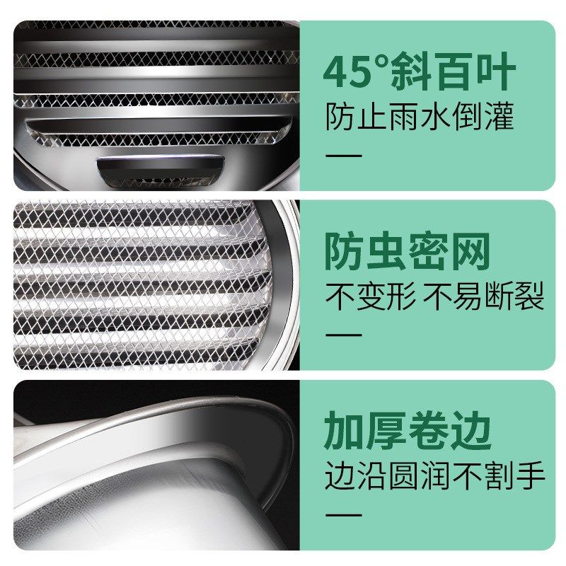 304不锈钢风帽防雨防风罩透气帽排风口排气罩新风管罩通风帽,标准件/零部件/工业耗材,风帽,淘宝优惠券,粉丝福利购,淘宝优惠卷