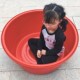 深塑料大盆加厚超大盆子家用特大号洗澡盆大人儿童洗衣塑料盆耐用