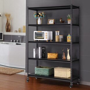 家用储物架仓库祥铁架子多层置物架房可移动银轮带货架展示架厨房