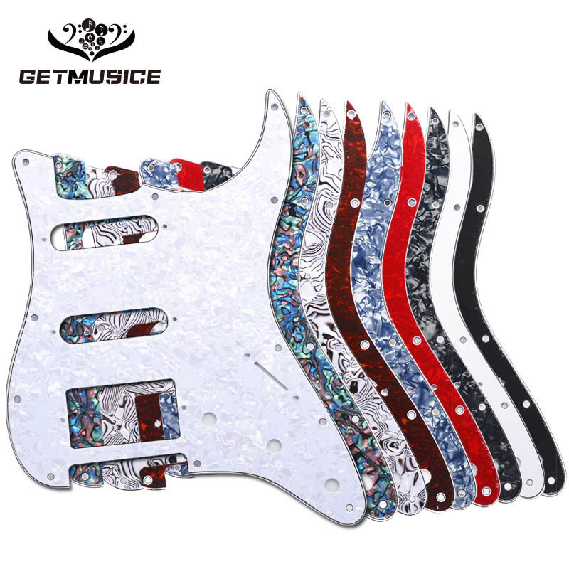 吉他配件 St Sq单单双电吉他护板前盖板电吉他护板 SSH电吉他面板