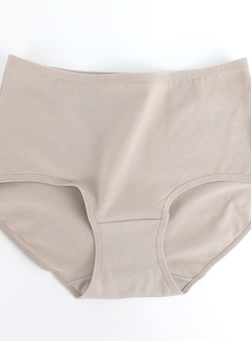 80-190斤女士内裤纯棉中腰全棉大码加肥本命年红色高腰抗菌妈妈款