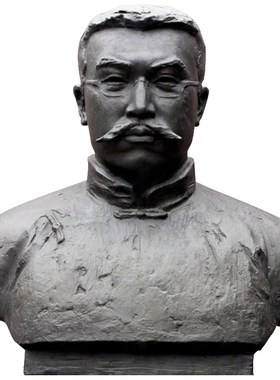 李大钊革命名人玻璃钢半身胸像雕塑户外大型园林不锈钢铸铜摆件