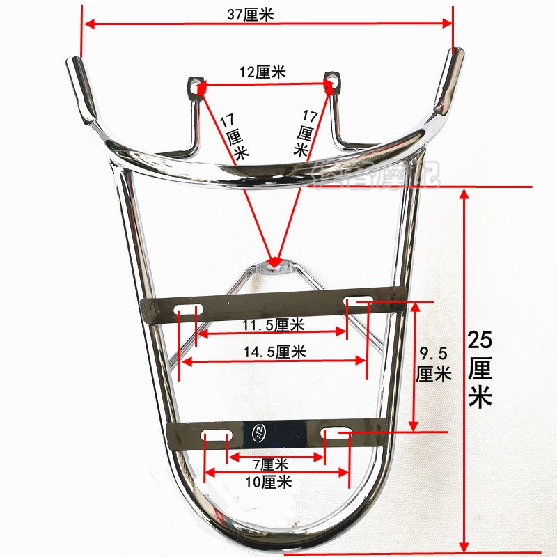踏板车改装外卖电动车小龟车后货架小龟车后尾翼外卖架后尾箱架,电动车/配件/交通工具,更多电动车零/配件,淘宝优惠券,粉丝福利购,淘宝优惠卷