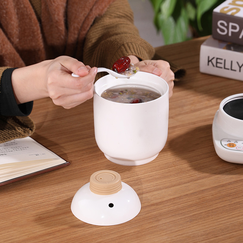 办公室宿舍陶瓷养生杯电炖杯小炖杯分体内胆陶瓷杯身600毫升单杯