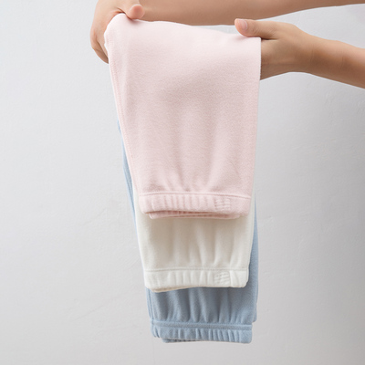 德绒儿童保暖裤内穿双面磨毛女童卫生裤宝宝打底薄绒男童卫生裤中