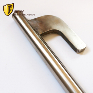 22*600mm帐篷钉304不锈钢帐篷接地钢钎弯耳可拴绳实心棒撬杠工具