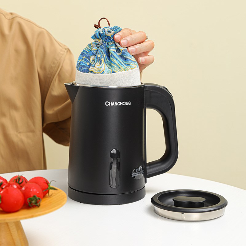 户外旅行便携式烧水壶小型酒店电热水壶快客杯玻璃茶具套装收纳包