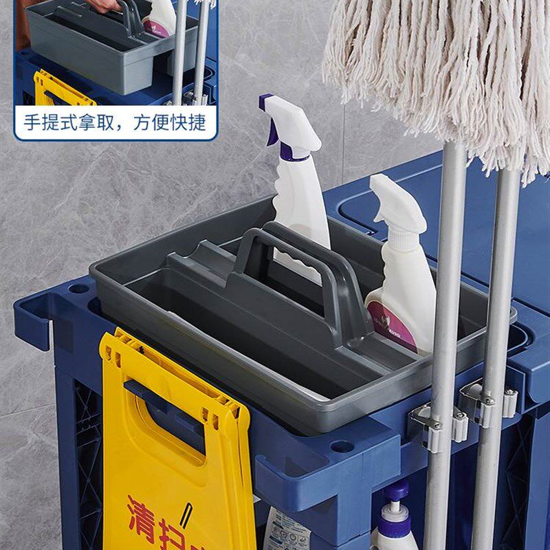 保洁车客房清洁车工具车布草车酒店物业打扫卫生专用多功能手推车