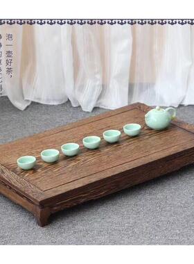 精品红木雕刻工艺品摆饰佛像底座鸡翅木质正长方形奇石头实木托