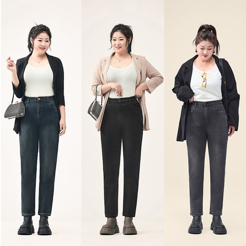 迅町胖MM微胖梨型大码裤装